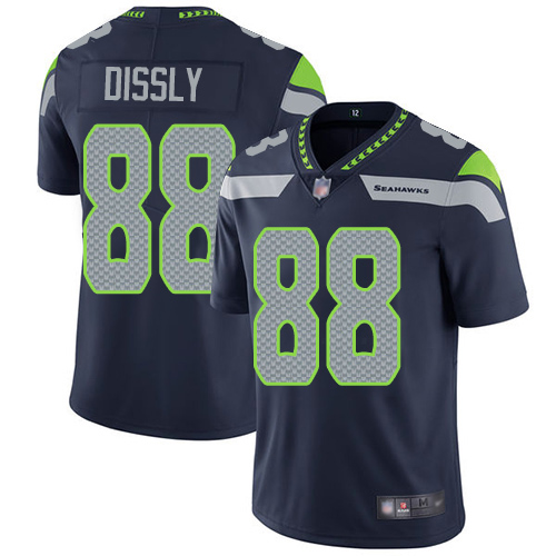 Seattle Seahawks Limited Navy Blue Men Will Dissly Home Jersey NFL Football #88 Vapor Untouchable